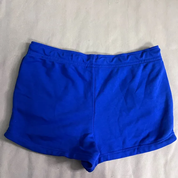 Nike Blue Fleece Sweat Shorts L 💙🏃 Classic Logo Lounge Shorts - Image 2