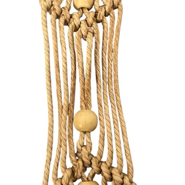 Bohemian Macrame Braided Weave Belt Tassels Beaded OS - Image 12