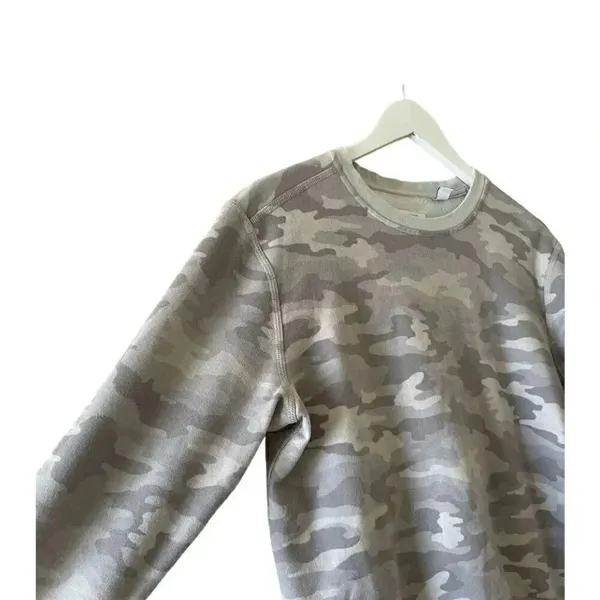 Pure Navy Tie Dye Gray Crew Neck Soft Loungewear Sweatshirt SZ S #1023 - Image 8