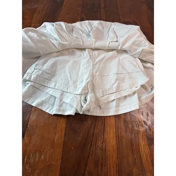 Altar'd State White‎ Pleated Mini Skort High Waisted H1373W016JI Size S - Image 2