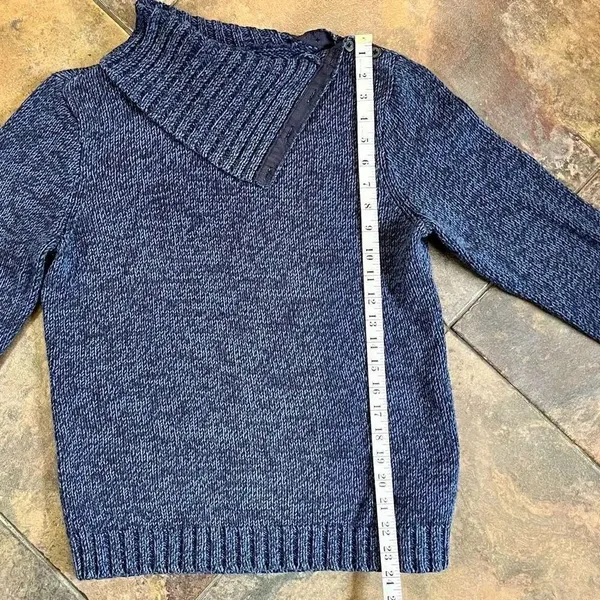 American Living Women’s Blue Cowl Neck Sweater Large - Image 5