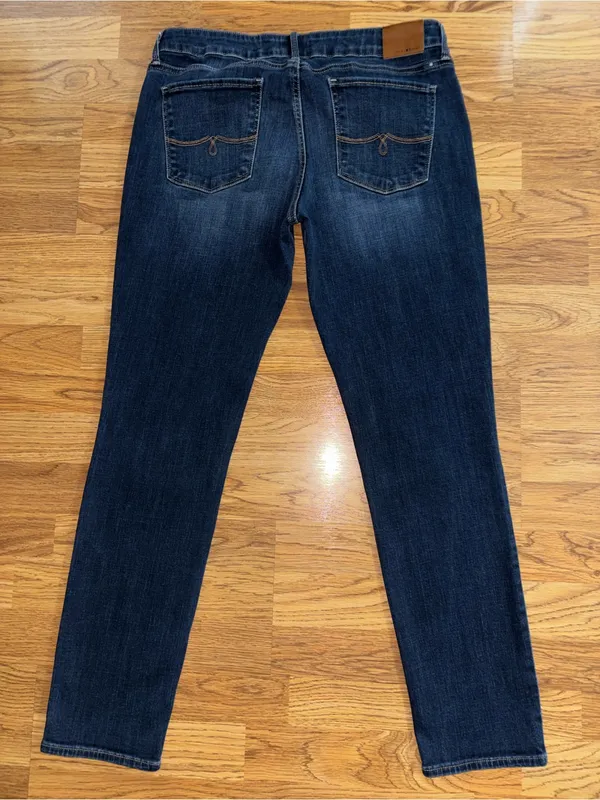 Lucky Brand Jeans Lolita Skinny Leg Women’s Size 14 Waist 32 L30 Dark Wash Denim - Image 11