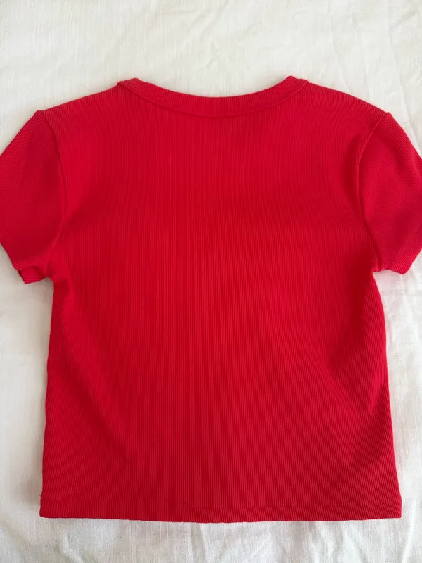 Nordstrom BP Ribbed Baby Tee - Image 2