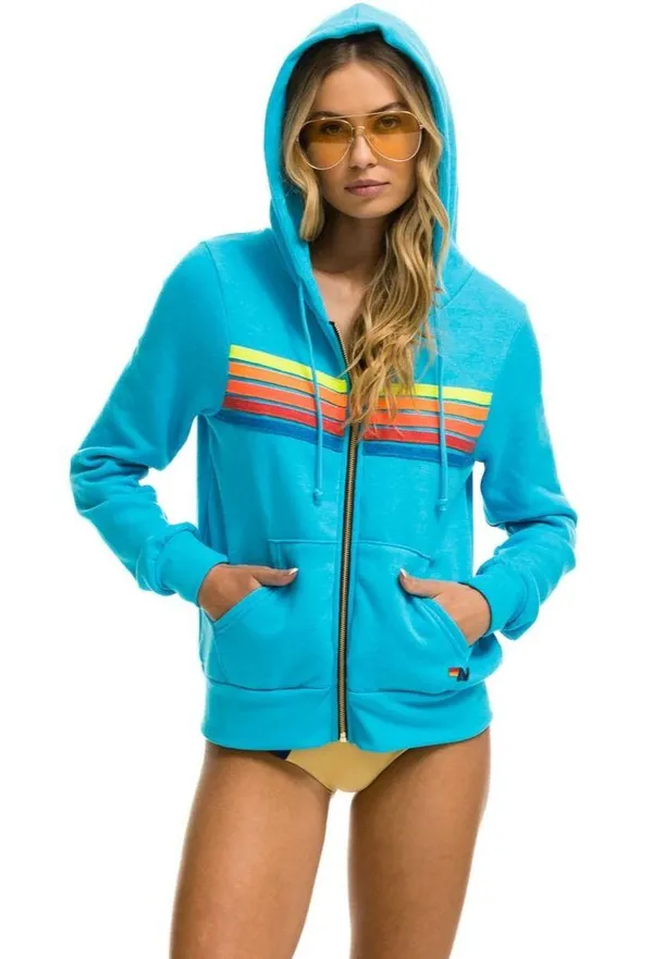 Aviator Nation 5 Stripe Hoodie - Image 3