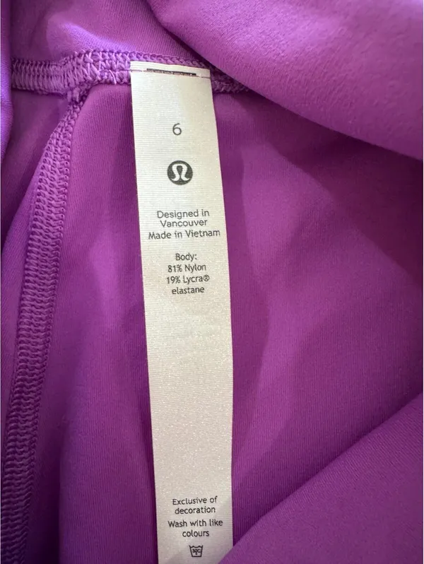 Lululemon Align High Rise 25” Moonlit Magenta Size 6 NWOT - Image 4