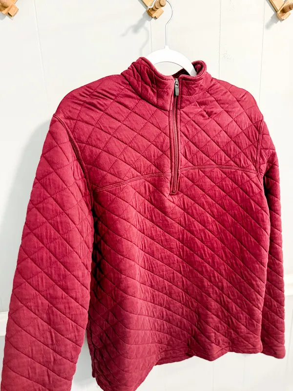 Eddie Bauer Quilted Quarter Zip - Image 2