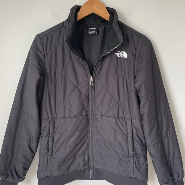 The North Face Women's Black Quilted Puffer Jacket Coat Full Zip Size Small - Image 5
