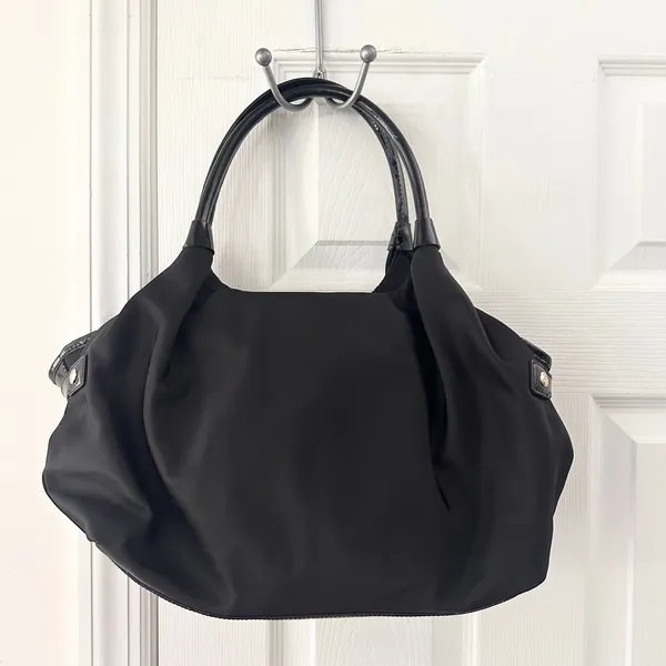 Kate Spade Stevie Black Nylon Large Top Zip Soft Shoulder Baby Bag With Dustbag - Image 7