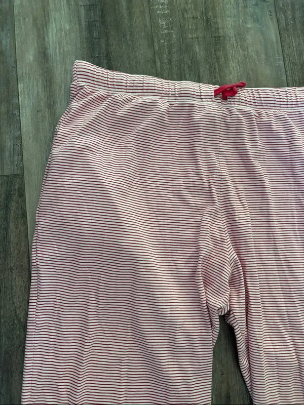 Lake Pajamas PJ Pants in Red Stripe XXL - Image 2
