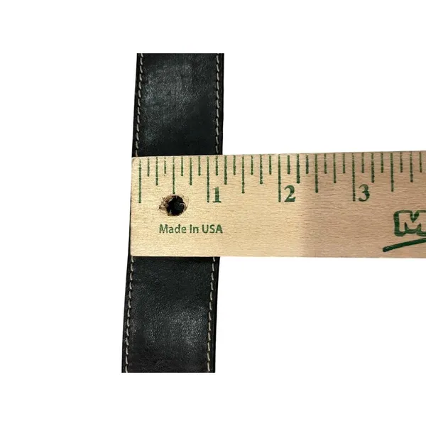 Ann Taylor Belt Womens S Used Black Leather 96417 - Image 11