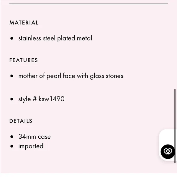 Kate Spade stainless steel watch - Image 4
