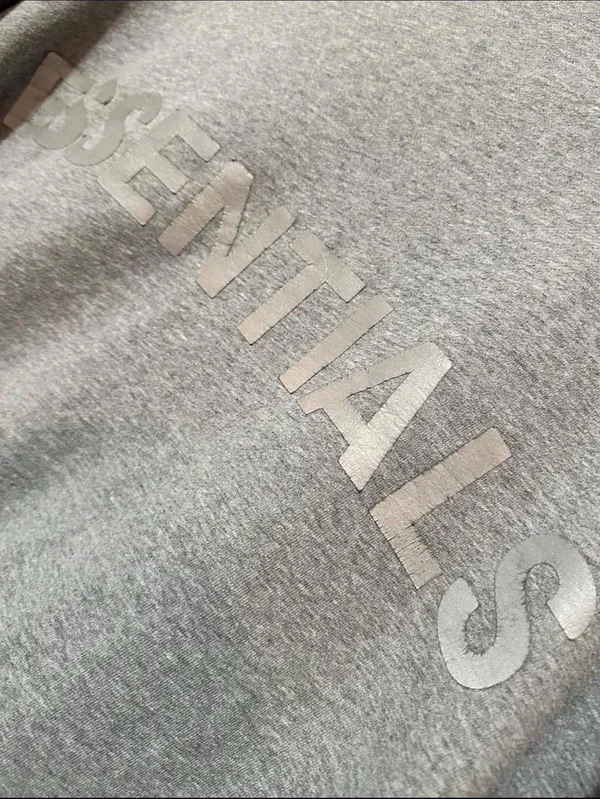 Fear of God Essentials Reflective Logo Hoodie - Image 4
