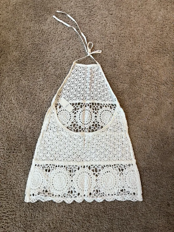 Hollister Crochet swim cover up - Image 6
