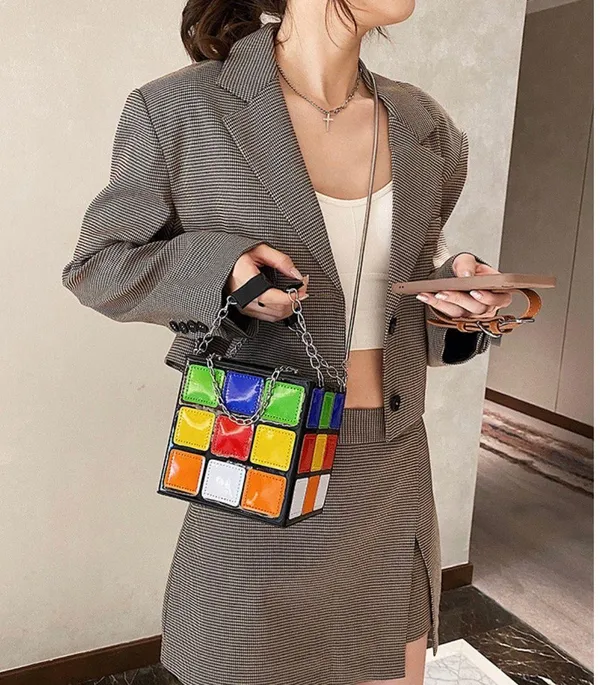 Rubik’s Cube Purse Handbag Multiple - Image 3