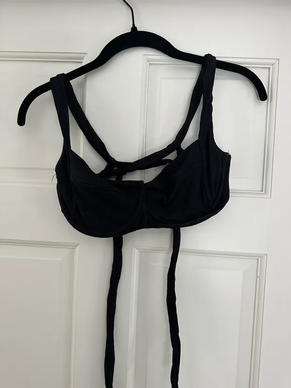 Everything But Water Black Bikini Top - Image 3