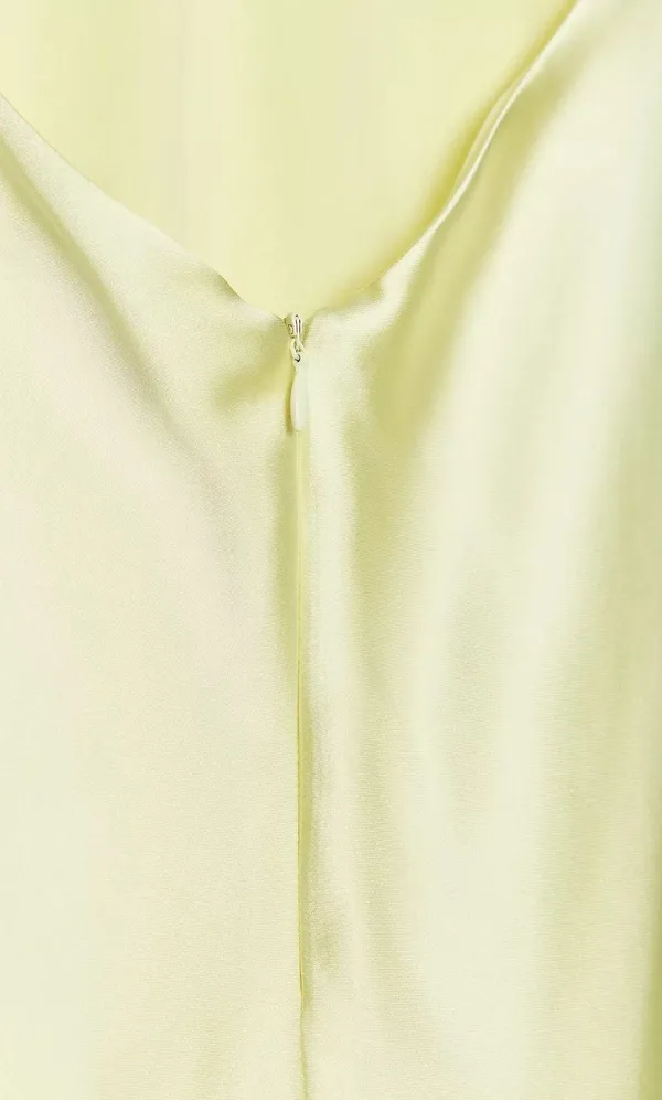 Zara lime Light Green Slip maxi Dress - Image 15