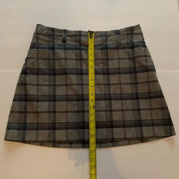 Nike Dri-Fit Plaid Skort Size 10 - Image 8