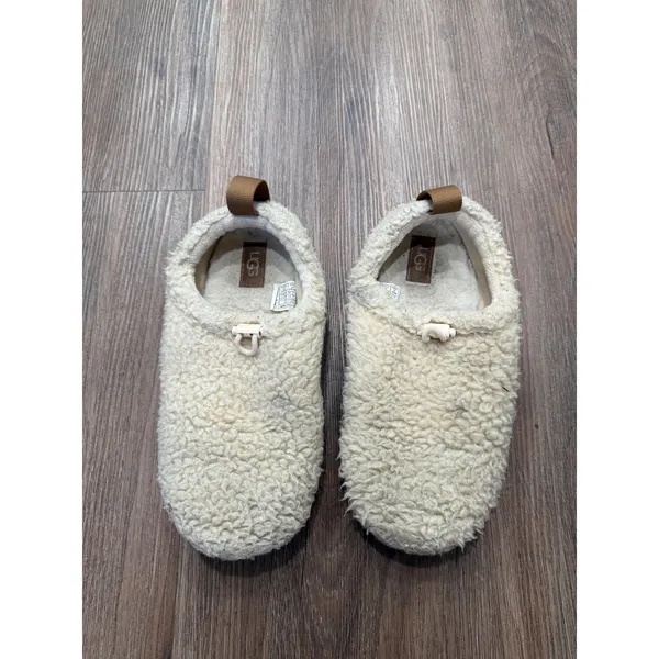 UGG Tasman LTA Curly Slippers Natural Cream Sherpa 1143792 Womens 6 - Image 2