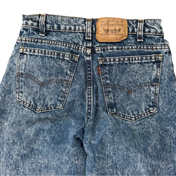 Vintage Levi’s 550 Orange Tab Jeans Made in USA 31x34 Classic Vintage Wash - Image 6