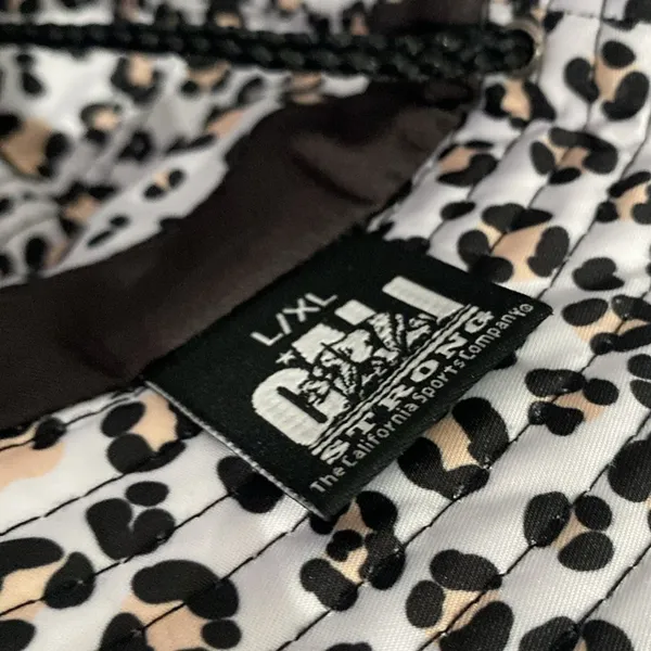 CALI STRONG Reversible Bucket Hat Leopard Print NEW Black - Image 5