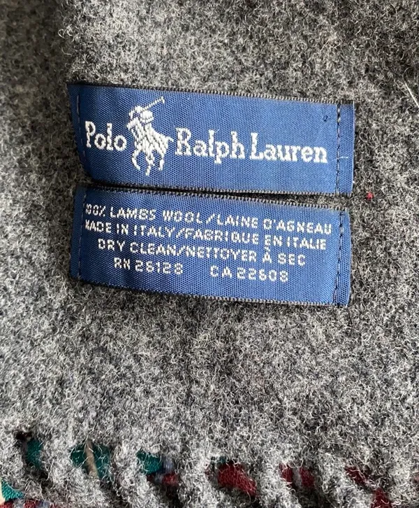 Grey Lambs Wool Scarf - Image 4