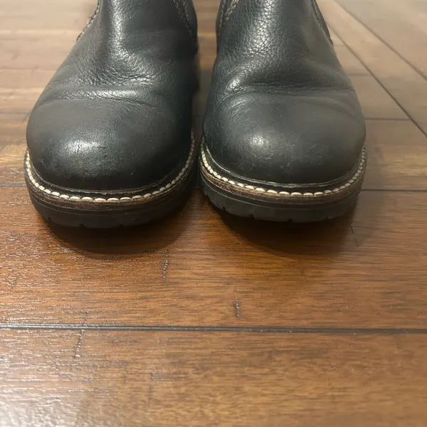 Martino Made in Canada Leather Ankle Boots Cowhide Panels Womens 8 - Image 5