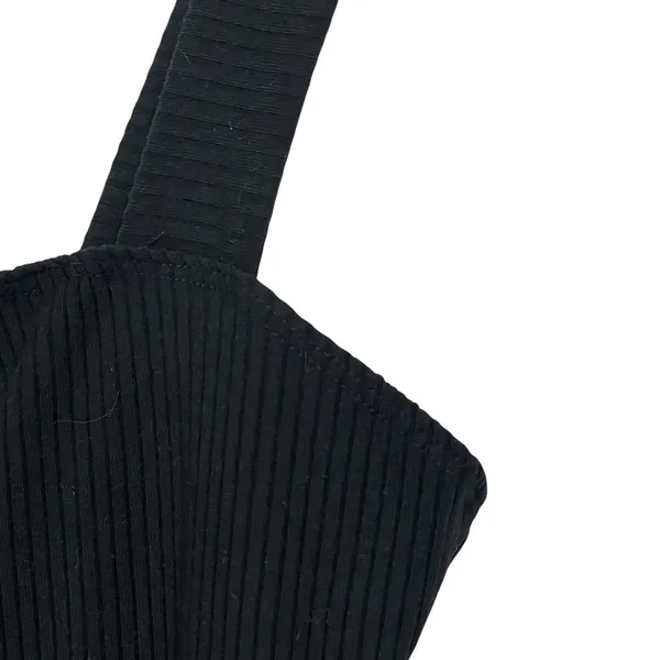 Reformation Julia Ribbed Sweater Tank - Black - Medium - Image 10