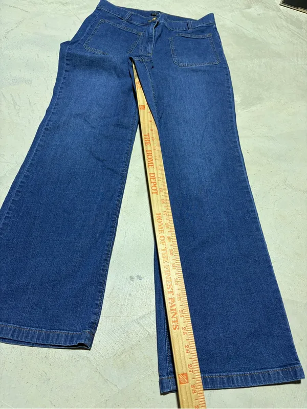 J. Crew Wide Leg Women's Jeans Blue 25 - Image 2