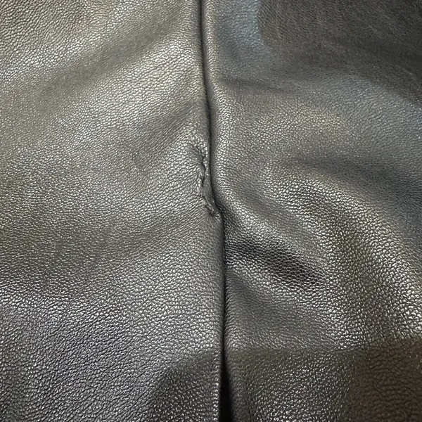 Rosetta Getty Black Faux Leather Maxi Skirt Size 8 Western Pencil Designer $300 - Image 11