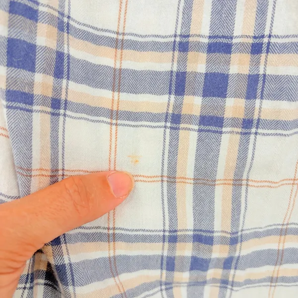 Abercrombie Fitch Plaid Flannel Womens Top Sz S Coastal Preppy Light Academia - Image 9