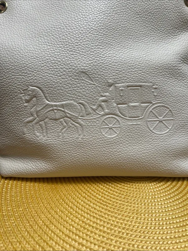 Coach Andy Tote with Embossed Horse and Carriage on Front - Image 2
