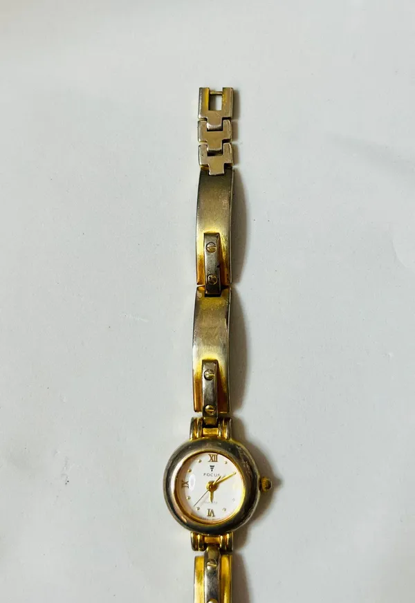 Focus Dainty Silver & Gold  Watch - Image 4