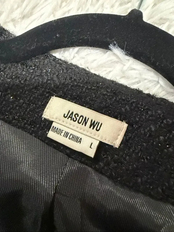 Jason Wu Vest in Black Sparkle Large - Image 7