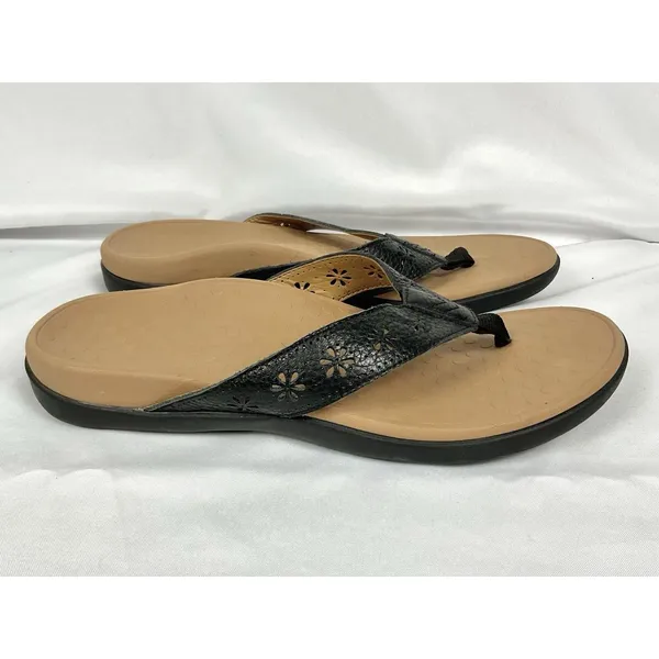 Vionic Shona Supportive Orthotic Flip Flops Perforated Sandals Sz 10.5 Approx. - Image 6