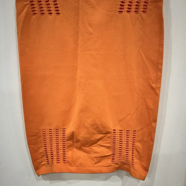 NWOT Urban Outfitters Iets Frans Orange Bodycon Cutout Dress Size Medium - Image 2