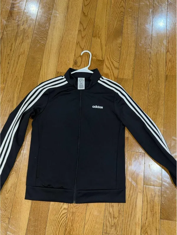 Size US Medium Women’s Adidas Prime  Black Full-Zip Jacket - Image 7
