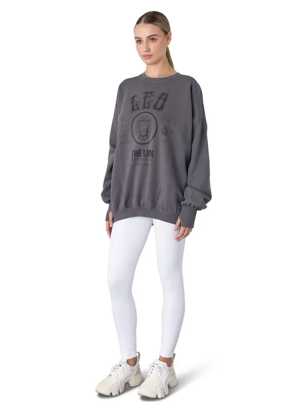 The Laundry Room Leo Zodiac Oversized Pullover Sweatshirt Jumper - Image 13