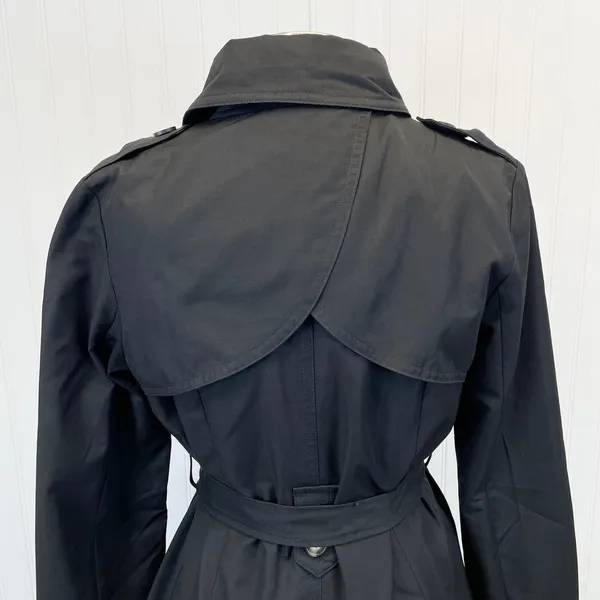 No Less Than Adrian Trench Coat Womens Large‎ Minimalist Preppy Academia - Image 6