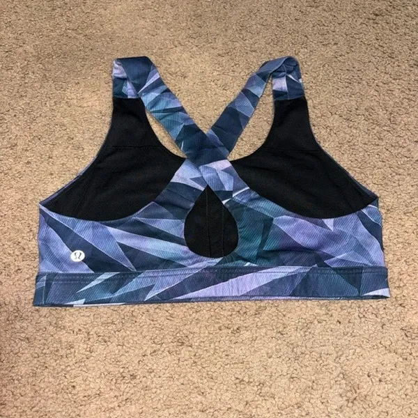 Lululemon All Sport Bra III Pretty Prism Multi Sports Bra 10 - Image 4