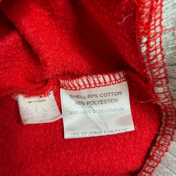 G III for Her Alyssa Milano Ohio State Buckeyes Red Zip Up Hoodie Women Large - Image 5