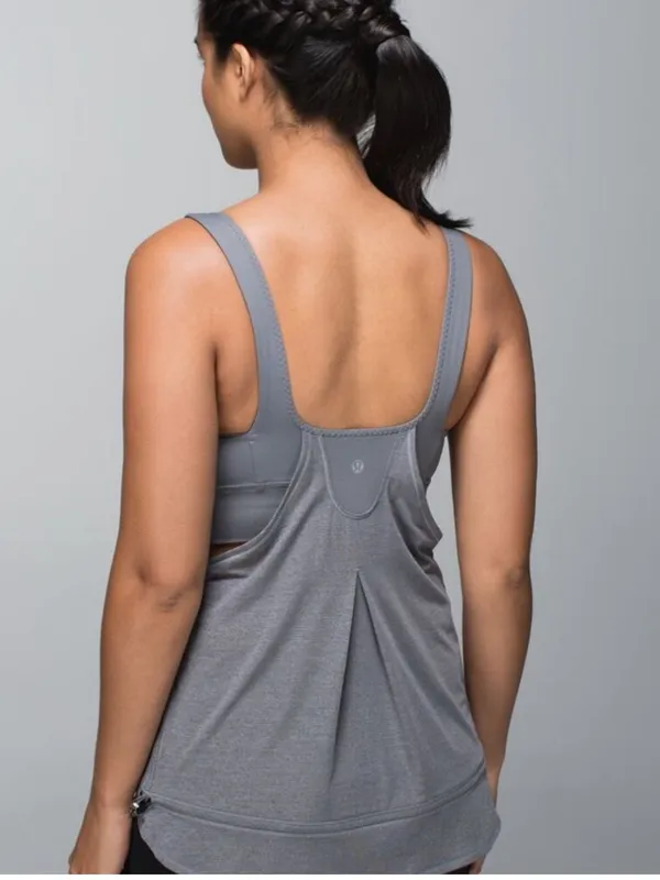 Lululemon Run Times Tank Top Built In Bra - Image 2