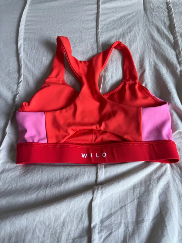 Orange and Pink Wilo Sports Bra - Image 2