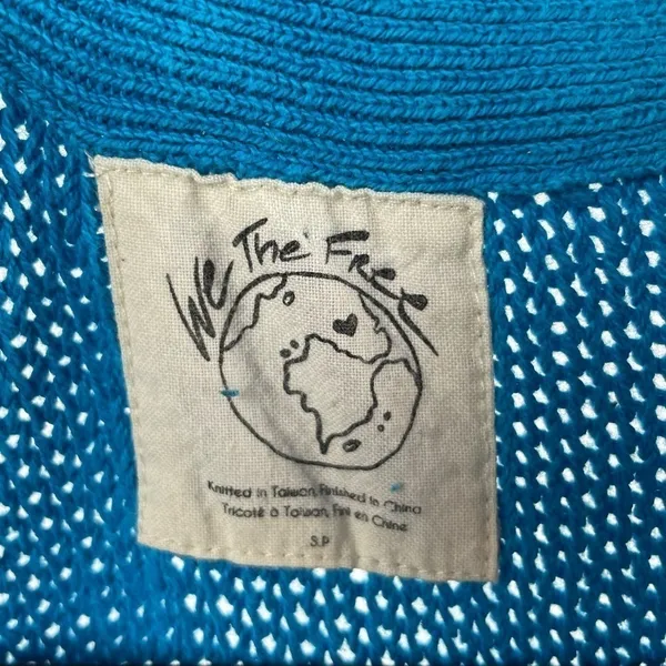 Free People Firefly‎ Tunic Sweater in Blue Size Small - Image 13