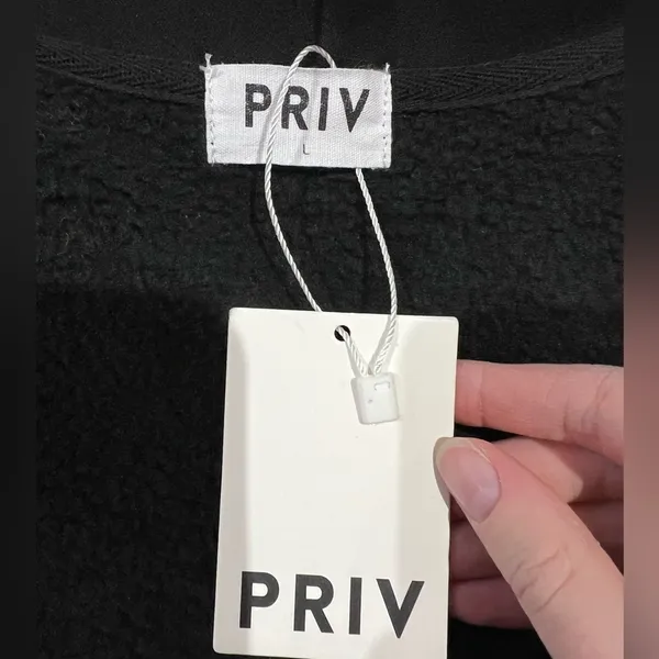 Priv Mila Maxi Coatigan in Black - Image 6