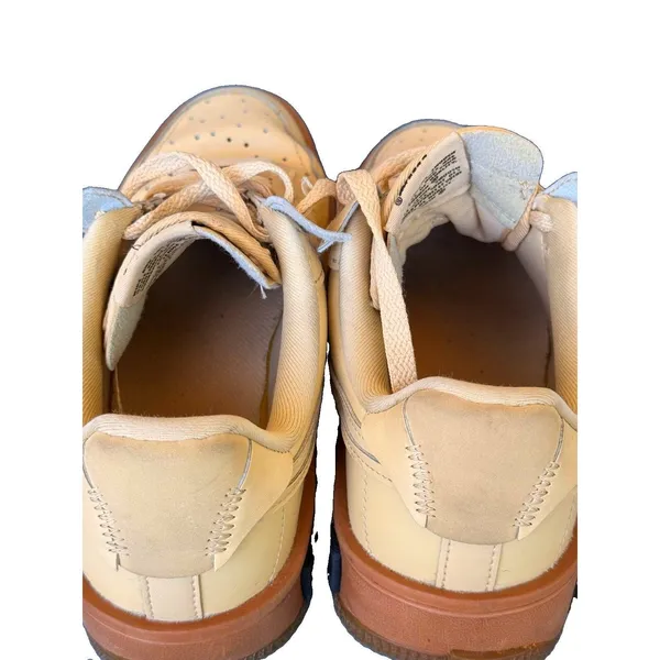 Nike Air Force 1 Fontanka Sesame Gum Brown Leather Sneakers Women's 7 DH1290-201 - Image 13