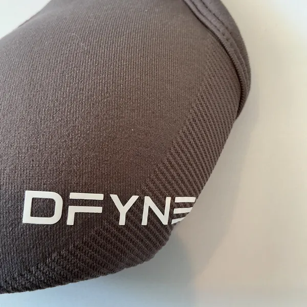 DFYNE Impact Halter Sports Bra Brown Ruched Seamless Activewear XS Workout Top - Image 2