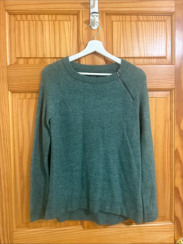 Abercrombie & Fitch Size Small Green Vintage Y2K knitted Sweater - Image 2