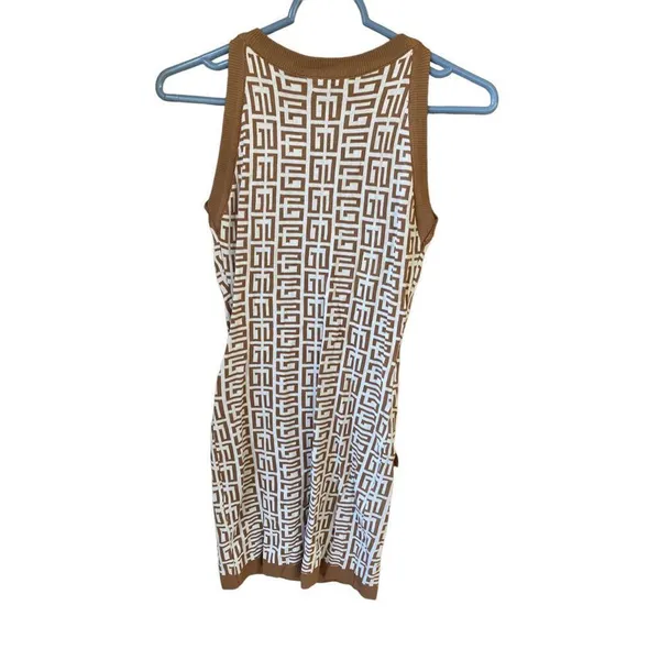 Immodel by HWA minidress size L NWT gold - Image 3