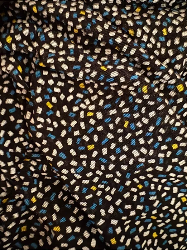 DKNY Black One-Shoulder Polka Dot Top - Image 3