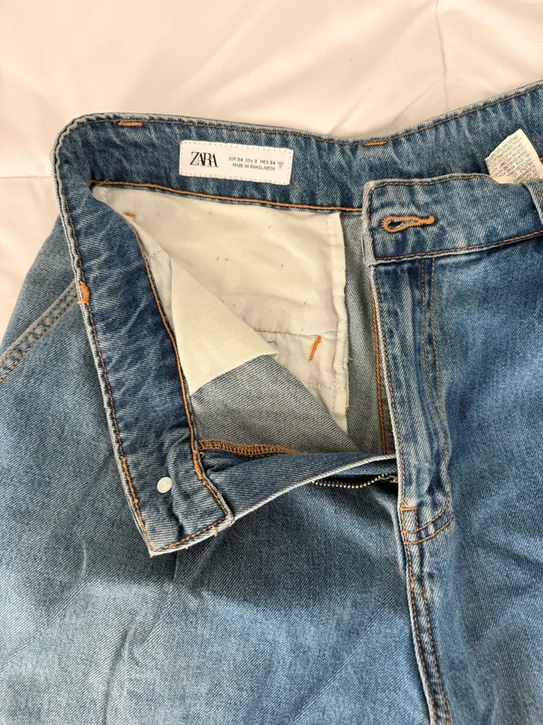 Jeans ZARA High-Rise Wide-Leg - Image 3